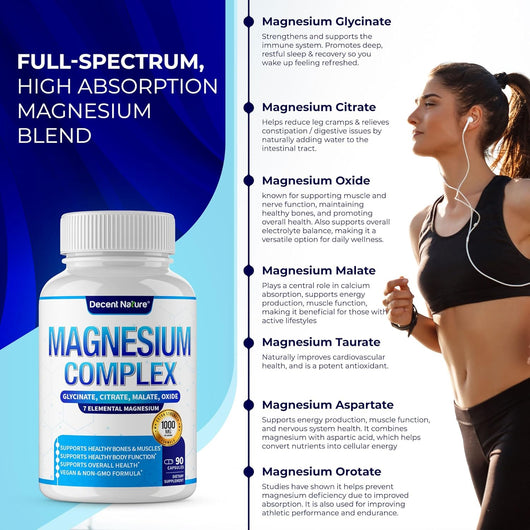 Magnesium Glycinate Magnesium Compound Capsules